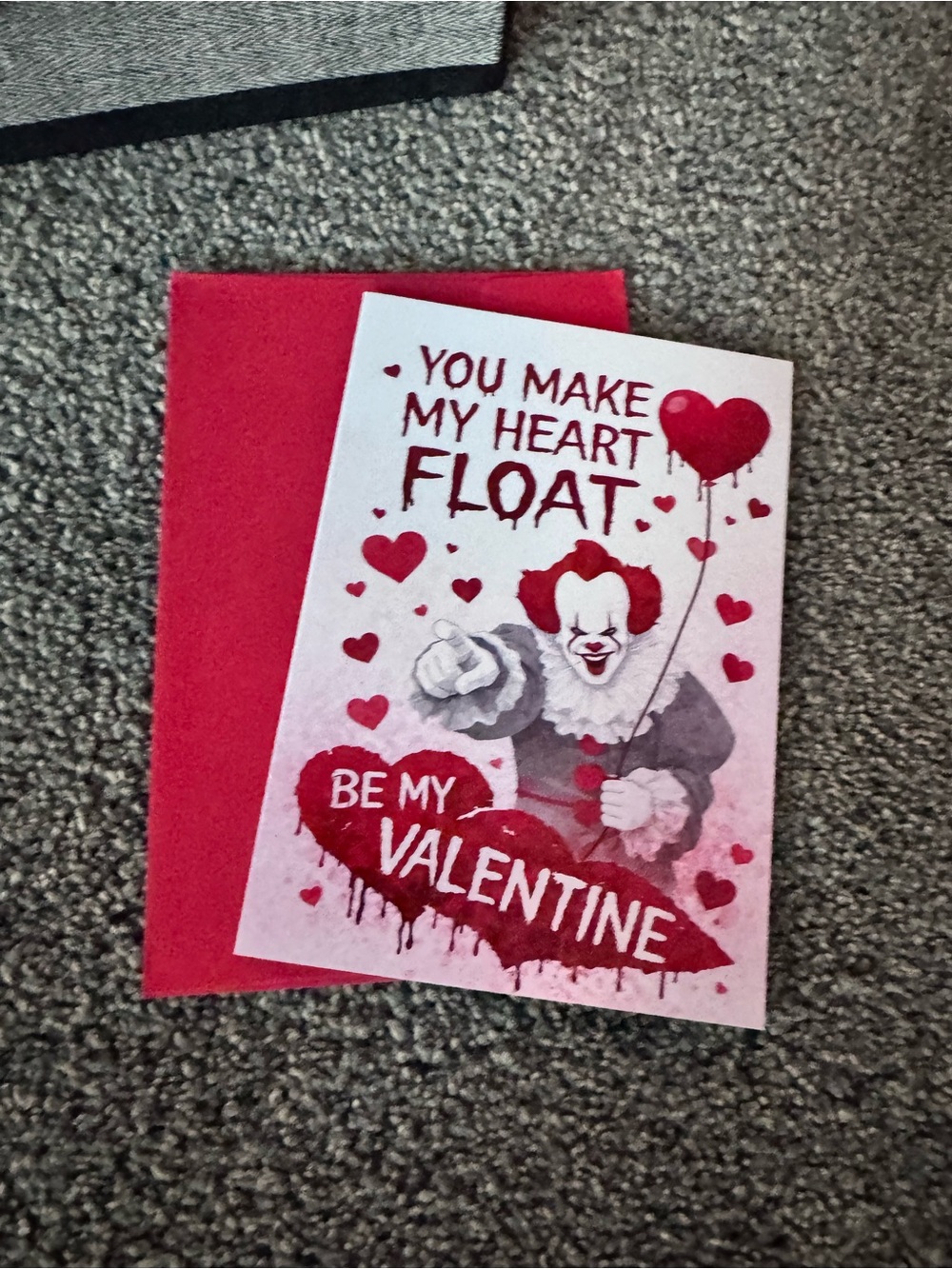 Red Valentine Greeting Card - Be My Valentine